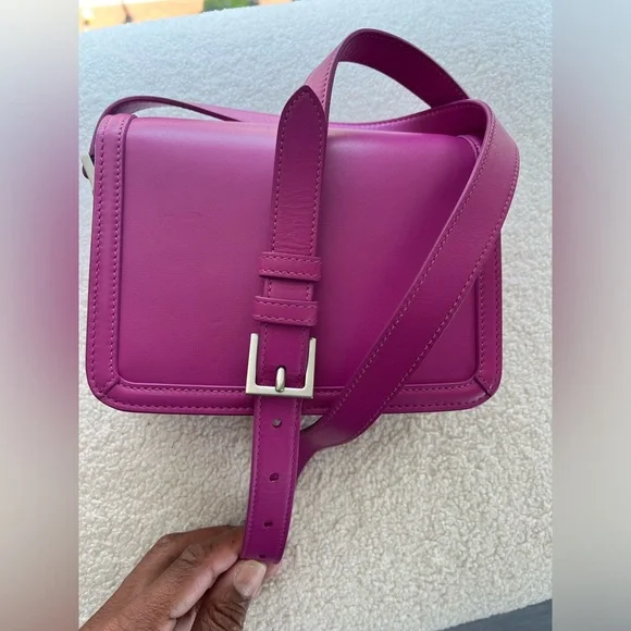 Saint Laurent Calfskin Solferino Fuschia Limited Edition Purse - Picture 7 of 15